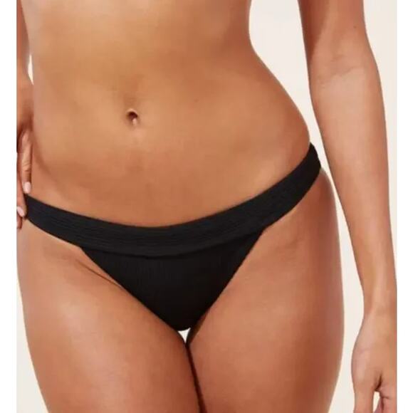 Andie Swim Bikini Bottom The Caicos Black - Picture 1 of 6